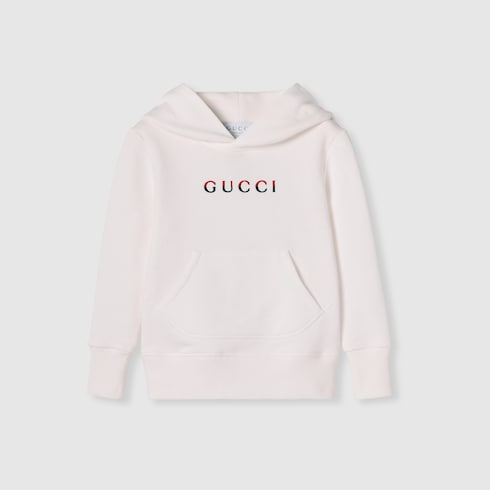 Children's hooded sweatshirt with embroidery