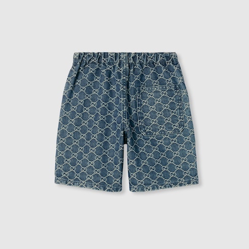 Short pour enfant en denim GG