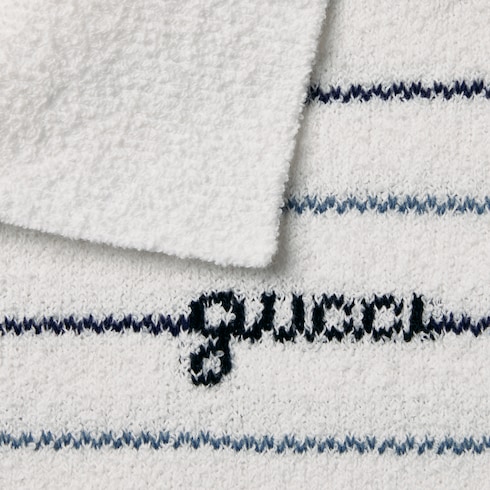 Polo pour enfant en coton à rayures