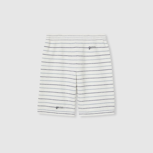Kindershorts aus gestreifter Baumwolle