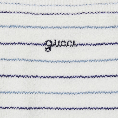 Children's striped cotton shorts