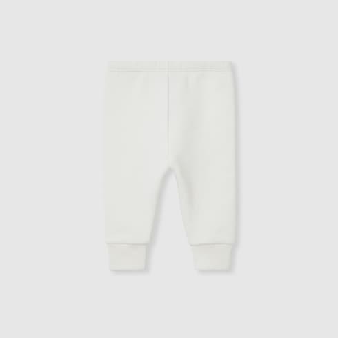 Pantalone neonato in jersey di cotone con stampa