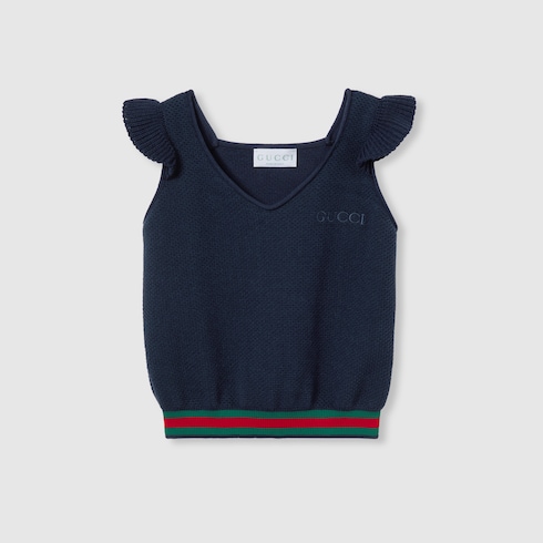 Children's cotton top with embroidery
