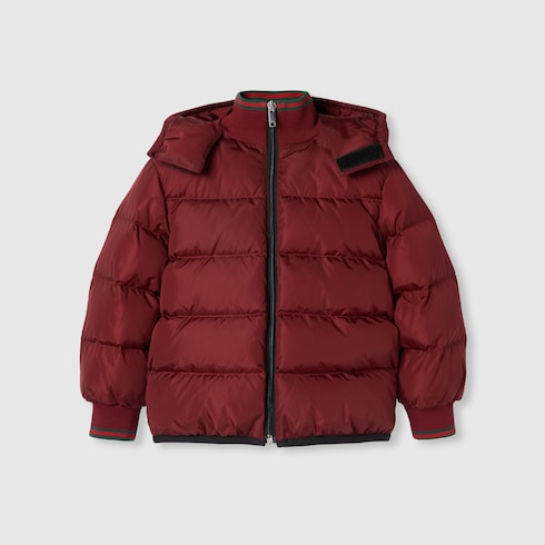 Children's padded nylon jacket