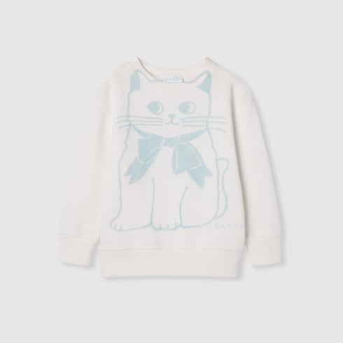 Sudadera infantil de algodón con estampado