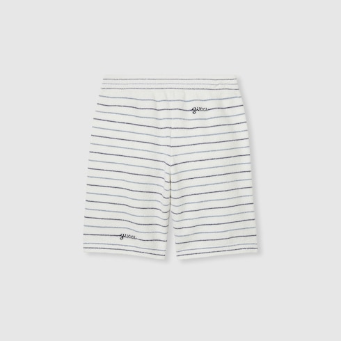 Children's striped cotton shorts