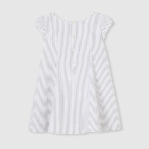Children's embroidered muslin dress