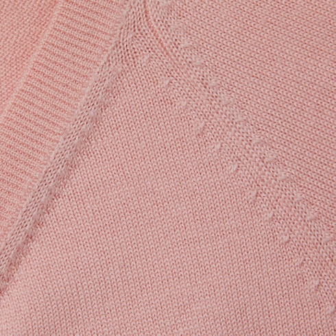 Cardigan neonato in lana con Web