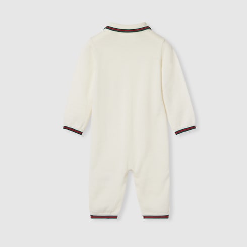 Baby wool one-piece with Web