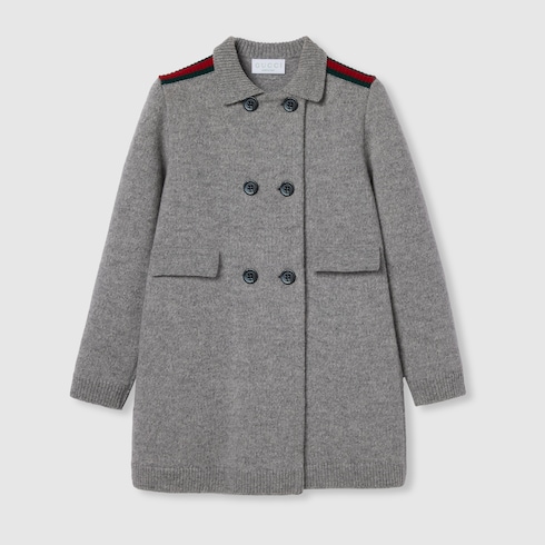 Children's wool coat with Web
