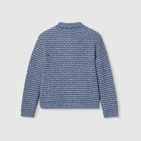 Kinder-Cardigan aus Wollbouclé