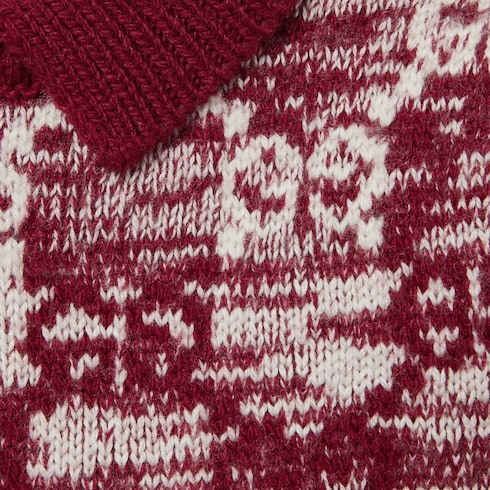 Children's GG wool jacquard dress