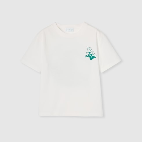 Children's printed cotton T-shirt