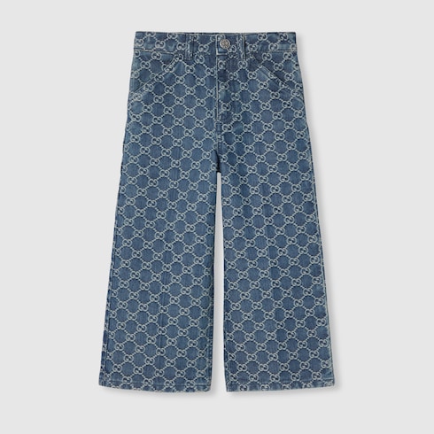 Children's GG denim pants