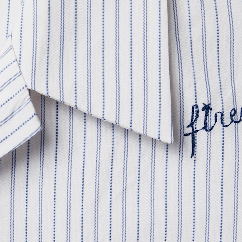 Chemise pour enfant en mousseline brodée
