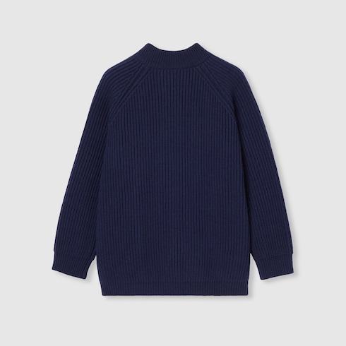 Children's wool cardigan with Web