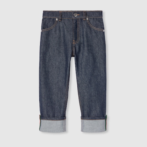 Children's denim pants with Web