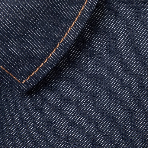 Vestido infantil de denim con Horsebit
