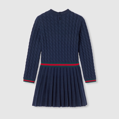 Children's wool dress with Web