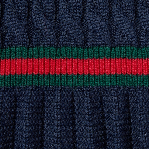 Robe pour enfant en laine avec bande Web