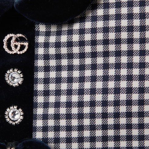 Children's wool gingham dress