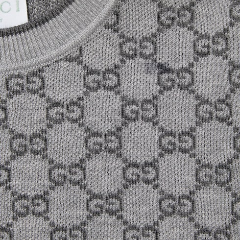 Children's GG wool jacquard sweater