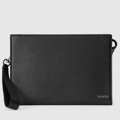 Medium pouch with Gucci logo