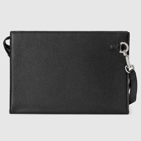 Pouch con logo Gucci misura media