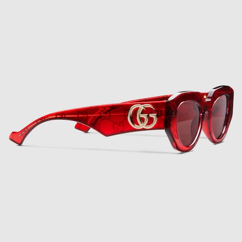 Geometrical frame sunglasses