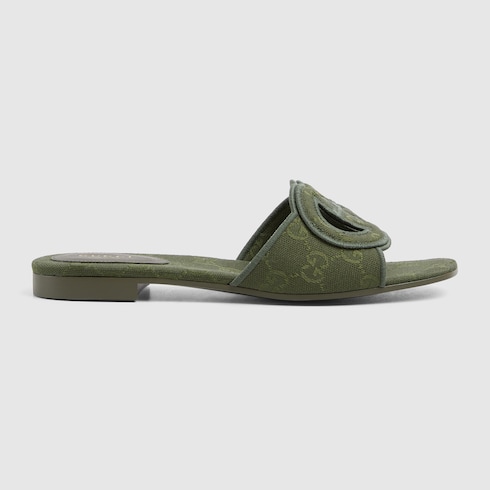 Women's Interlocking G slide sandal Detail 2