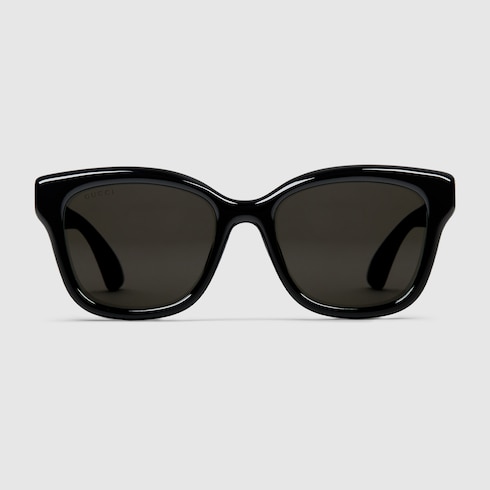 サングラス GUCCI Low Nose Bridge Square Sunglasses GG1798SA 001 Low nose bridge fit sunglasses in black acetate | GUCCI® SG