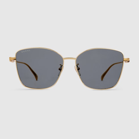 Low nose bridge fit butterfly sunglasses