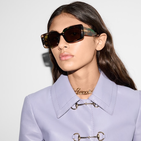 Lunettes de soleil rectangulaires