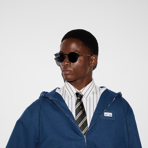 Sonnenbrille mit rundem Rahmen