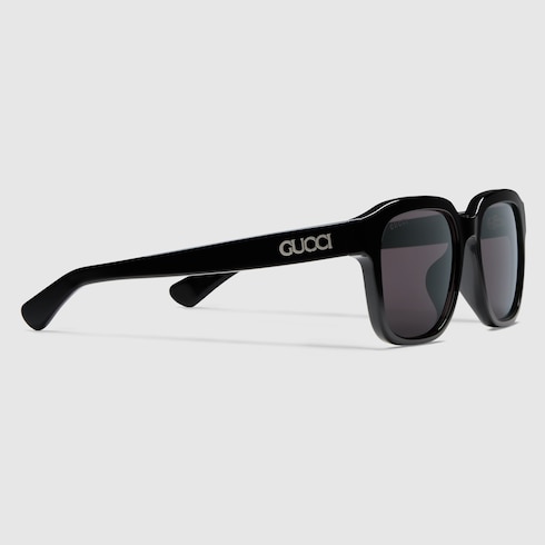 Low nose bridge fit square sunglasses