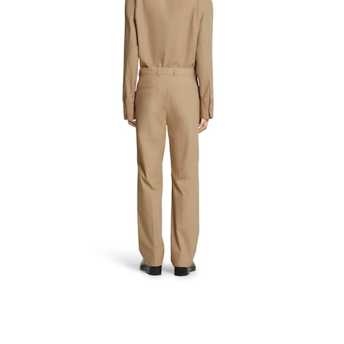 Pantalone in popeline di cotone