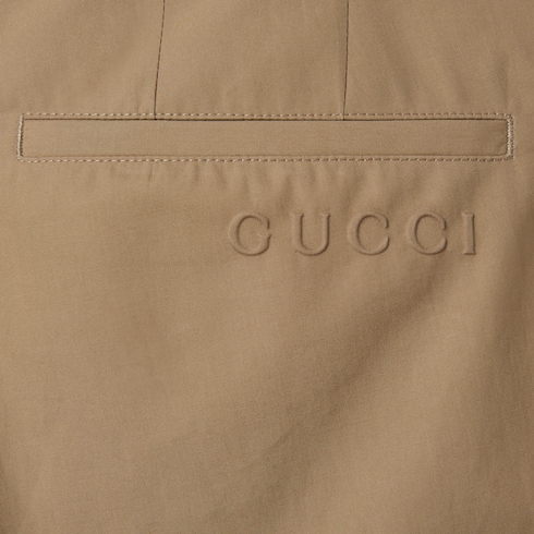 Pantalone in popeline di cotone