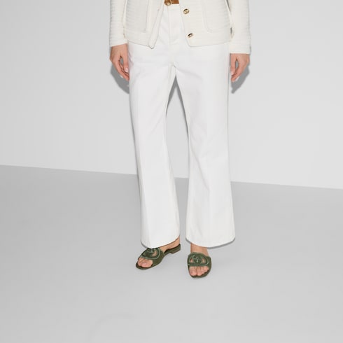 Mules à motif GG pour femme