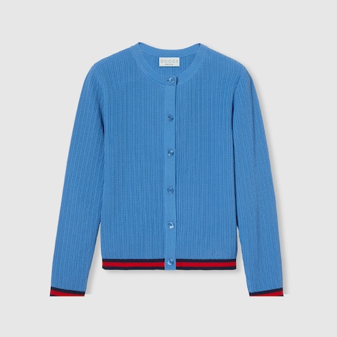 Children's cotton cardigan with Web
