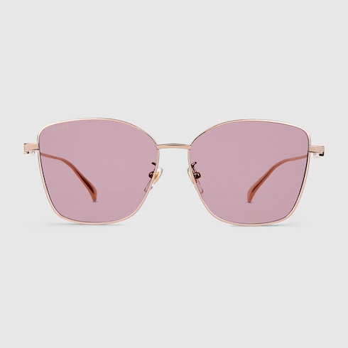 GUCCI バタフライ サングラス（低めのノーズブリッジ） 819547_I3330_8251_001_100_0000