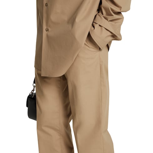 Pantalone in popeline di cotone
