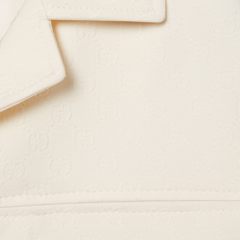 GG wool silk crêpe jacquard jacket