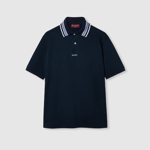 Cotton piquet polo shirt Detail 2