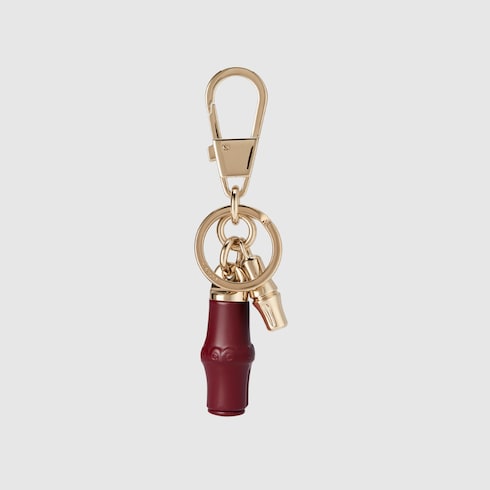 Porte-clés avec détails bambou
