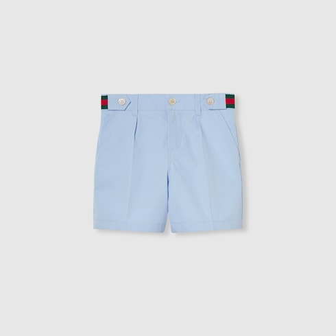 Baby cotton poplin shorts