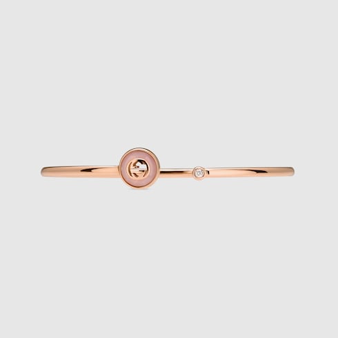 Bracciale rigido Gucci Interlocking oro 18k