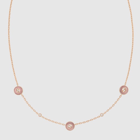 Gucci Interlocking 18k chain necklace