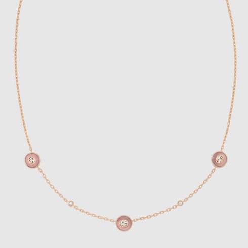 Gucci Interlocking Gliederhalskette 18 Karat