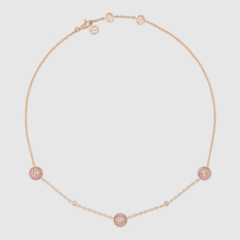 Gucci Interlocking Gliederhalskette 18 Karat