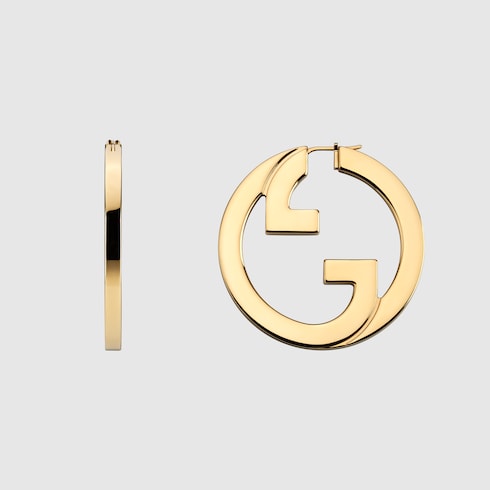 Gucci Blondie cut-out hoop earrings